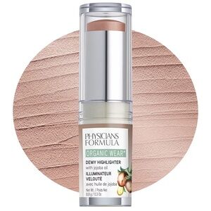 Physicians Formula Organic Wear All Natural Dewy Highlighter - Honey Dew, NEW